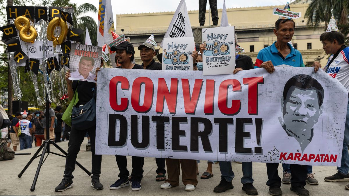 Former Philippines president Duterte charged with crime against humanity by ICC