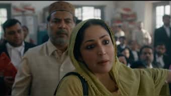 Yami Gautam Dhar plays a character inspired by Shah Bano in the movie Haq. YouTube/Junglee Pictures
