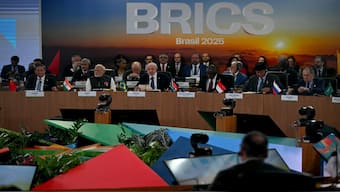 Brazil's President Luiz Inacio Lula da Silva at the BRICS Summit in Rio de Janeiro, Brazil. Trump and his administration, namely Peter Navarro have been critical of the grouping with the latter even calling member nations as vampires. File image/AFP