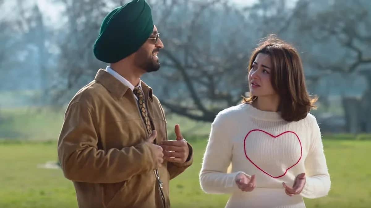 Diljit Dosanjh with Hania Aamir in Sardaar Ji 3