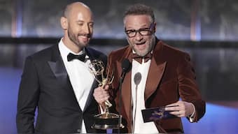 'The Studio' breaks record for comedy Emmys as Netflix's 'Adolescence' and 'Severance' also score big wins