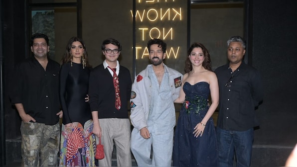 Tamannaah Bhatia, Diana Penty, Nakuul Mehta attend the star-studded screening of their show 'Do You Wanna Partner'