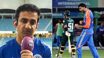 India's head coach Gautam Gambhir dedicated the win to Pahalgam families and armed forces. Image: X/AFP