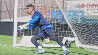 Gurpreet Singh Sandhu was India's best player as the football team won bronze at CAFA Nations Cup 2025. Image: @GurpreetGK/X
