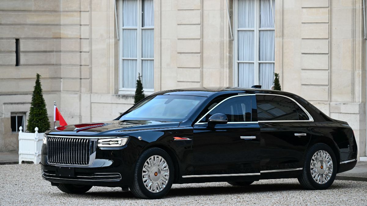 The Hongqi, which translates to “Red Flag” in Mandarin, carries more weight than most vehicles. It has long been tied to China’s national pride, rolled out only for its top leaders and visiting dignitaries. This was recently given to PM Modi during his visit for SCO. File image/ AFP The Hongqi, which translates to “Red Flag” in Mandarin, carries more weight than most vehicles. It has long been tied to China’s national pride, rolled out only for its top leaders and visiting dignitaries. This was recently given to PM Modi during his visit for SCO. File image/ AFP