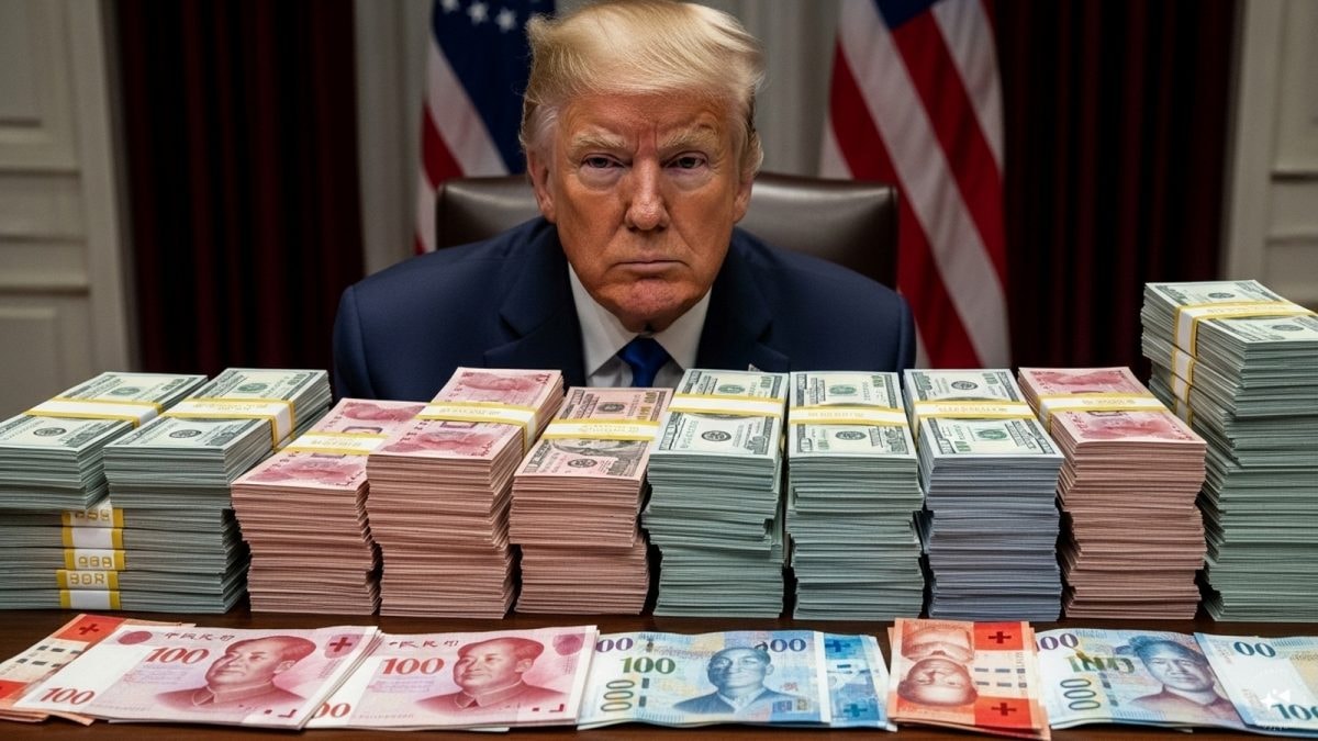 De-dollarisation despite Trump: Nations with high debt turning away from dollar to renminbi, Swiss franc