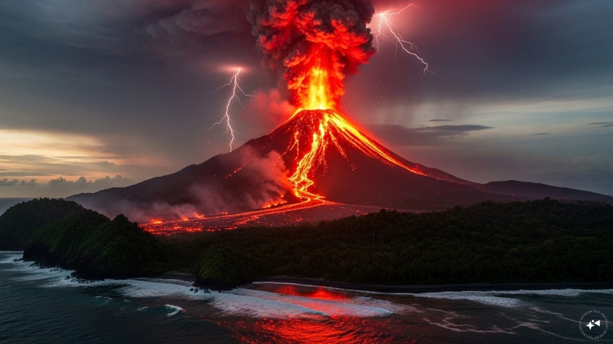 India’s only active volcano on Andaman island erupted on Sept 20 due to quake India’s only active volcano on Andaman island erupted on Sept 20 due to quake