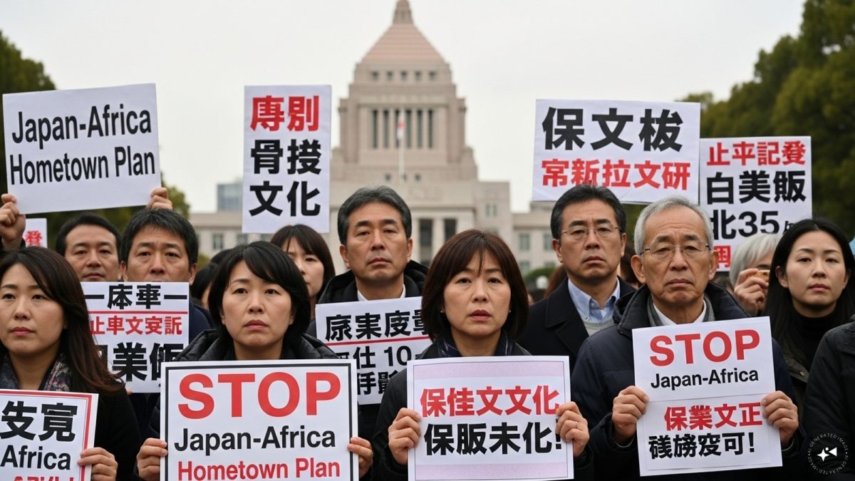 Protests over mass immigration fears force Jica to scrap Japan-Africa hometown plan Protests over mass immigration fears force Jica to scrap Japan-Africa hometown plan
