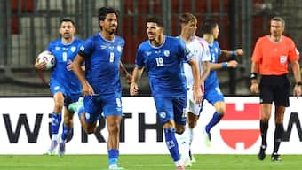 Israeli football team in action against Italy in World Cup qualifiers. Image: Reuters