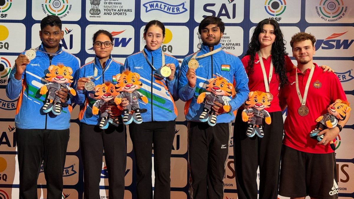 India sweep 10m air pistol mixed team event at ISSF Junior World Cup 2025, clinch top-two podium finishes India sweep 10m air pistol mixed team event at ISSF Junior World Cup 2025, clinch top-two podium finishes