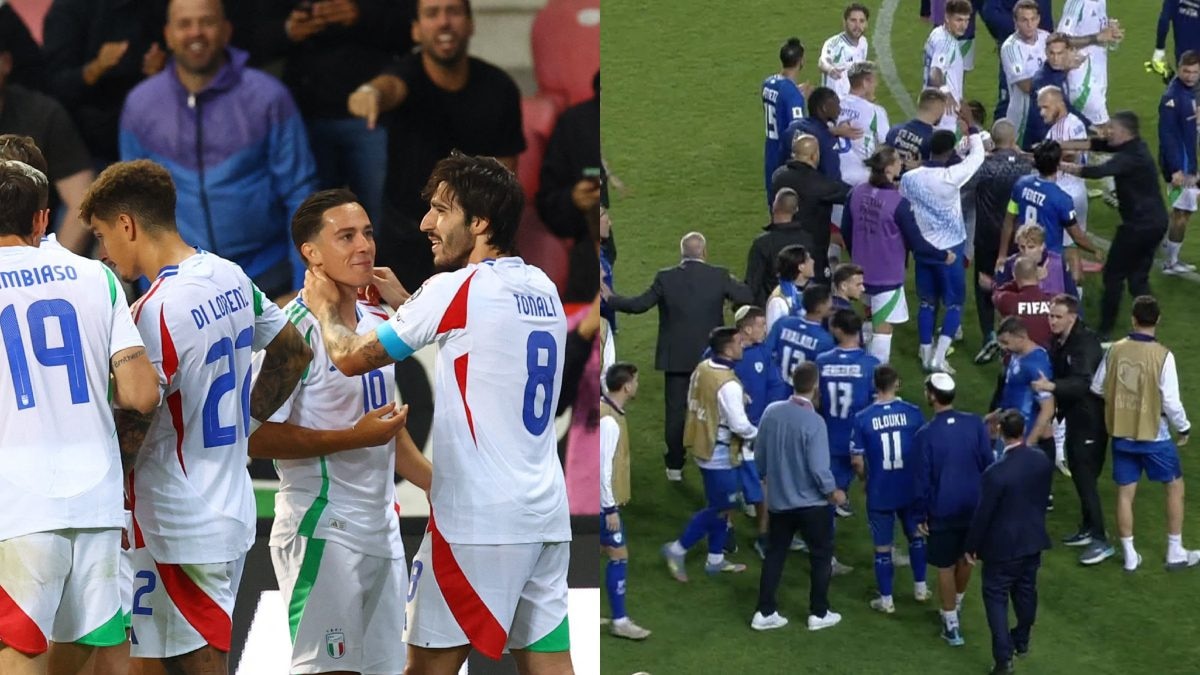 <div>Israel and Italy players clash on pitch as Italian manager Gattuso criticises himself: 'We are crazy'</div>