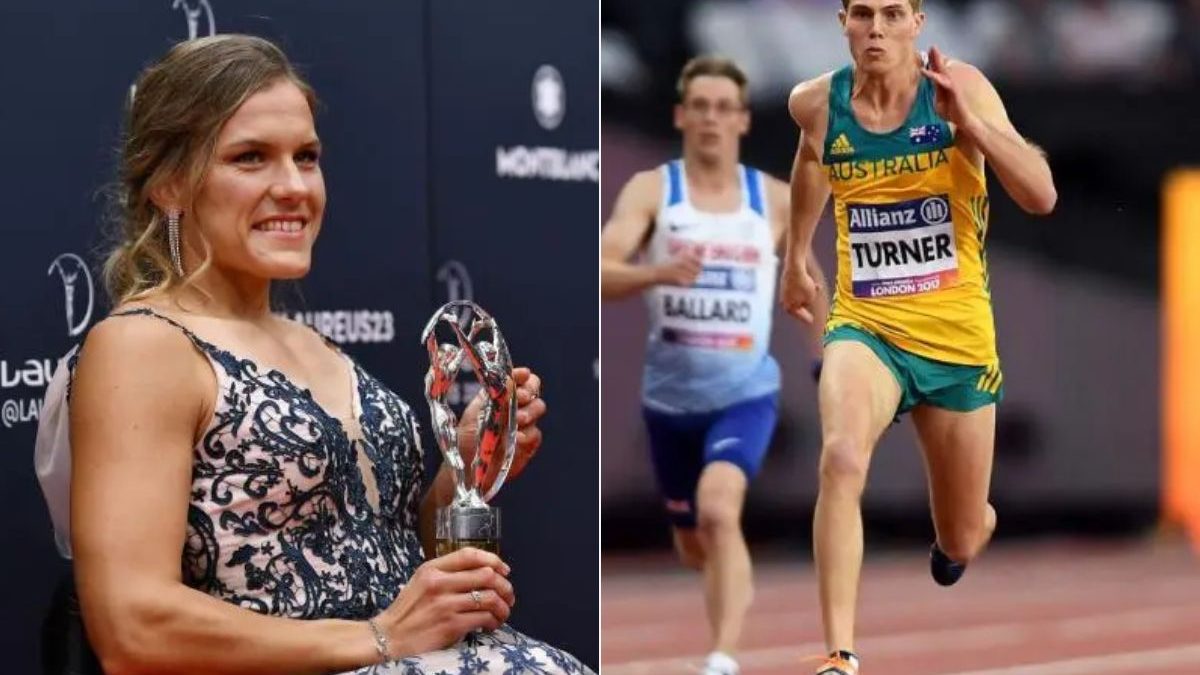 Catherine Debrunner and James Turner. Image: Paralympics Catherine Debrunner and James Turner. Image: Paralympics