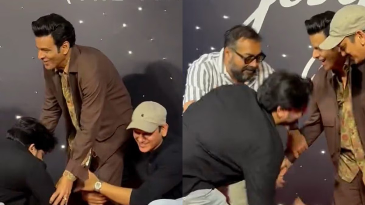 Anurag Kashyap reveals why he touched Netflix's 'Inspector Zende' actor Manoj Bajpayee's feet: 'He's unstoppable and...' Anurag Kashyap reveals why he touched Netflix's 'Inspector Zende' actor Manoj Bajpayee's feet: 'He's unstoppable and...'