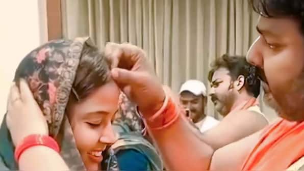 Pawan Singh apologises to Anjali Raghav for 'inappropriate touch' amid backlash, actor's wife says 'Dear husband...'