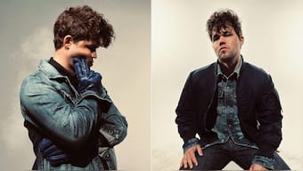 Magnus Carlsen poses as a model for the denim brand. Image: G-Star
