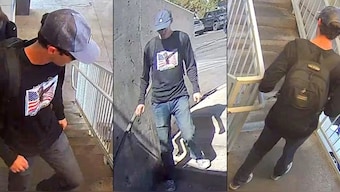 New images released by US authorities of a ‘person of interest’ in connection with the shooting of Charlie Kirk. Image Courtesy: @FBI/X