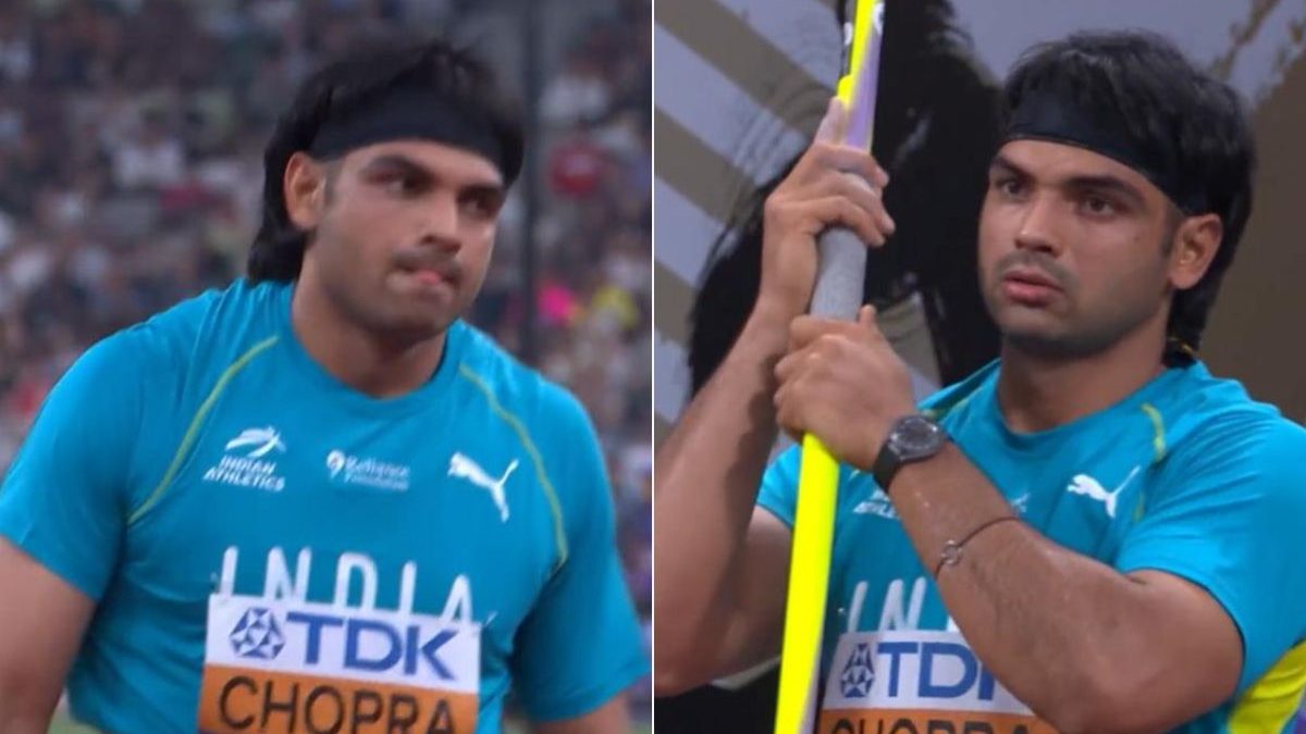 Watch: Neeraj Chopra makes history again with big throw to qualify for World Championships final