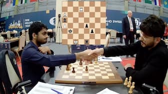 Nihal Sarin lost his clash against Alireza Firouzja and stands on 6 points after Round 9. Image: FIDE