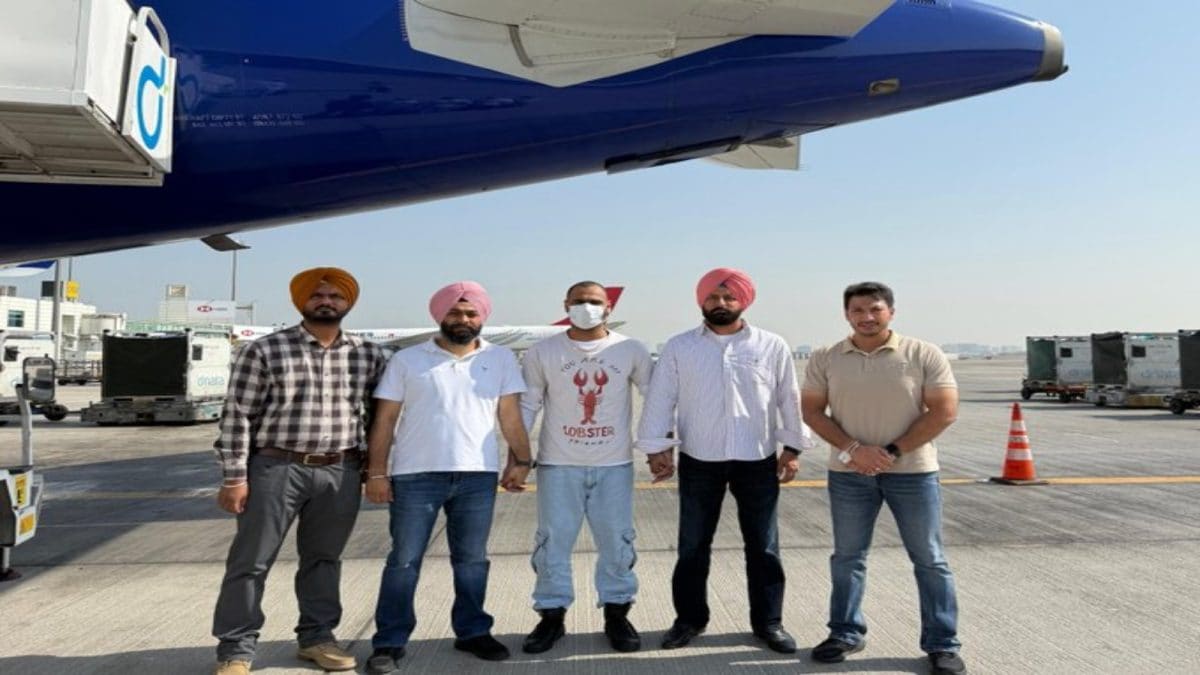 Babbar Khalsa terrorist Parminder Singh 'Pindi' extradited from UAE to India. Image: X Babbar Khalsa terrorist Parminder Singh 'Pindi' extradited from UAE to India. Image: X