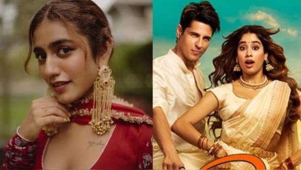 Actress & viral sensation Priya Prakash Varrier spotted as an extra in 'Param Sundari,' fans say 'She's better than...'- Watch