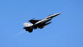 Romania scrambled two F-16 fighter jets to respond to the Russian threat Saturday. AFP