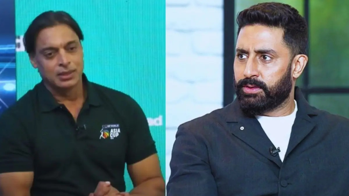 Abhishek Bachchan reacts as former Pakistani bowler Shoaib Akhtar mistakes him to be cricketer Abhishek Sharma: "Sir, with all due respect…" Abhishek Bachchan reacts as former Pakistani bowler Shoaib Akhtar mistakes him to be cricketer Abhishek Sharma: "Sir, with all due respect…"