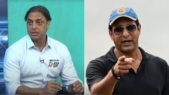 Shoaib Akhtar and Wasim Akram have reacted to the upcoming India-Pakistan Asia Cup final. Image: YT/AFP