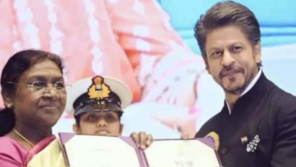 Shah Rukh Khan receives National award for Best Actor in 'Jawan' from the President of India, Droupadi Murmu; Gauri Khan says 'What a journey it's been'