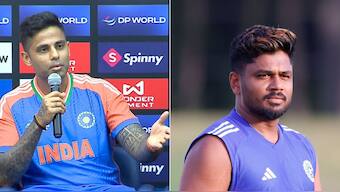 Suryakumar Yadav has opened up on Sanju Samson's place in Asia Cup XI. Image: X-BCCI