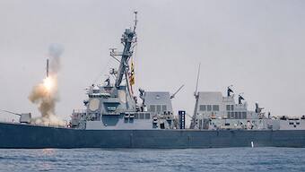 The Tomahawk cruise missile was first inducted into service in 1983. Its first operational use during conflict was during Operation Desert Storm in 1991. Image courtesy: rtx.com