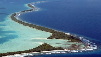 Some islands even face the grim possibility of being abandoned or sinking beneath the ocean. This raises an unprecedented legal question: can these small island nations still be considered states if their land disappears? File image/ AFP