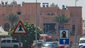 Damage is seen after an Israeli strike targeted a compound that hosted Hamas’ political leadership in Doha, Qatar. APDamage is seen after an Israeli strike targeted a compound that hosted Hamas’ political leadership in Doha, Qatar. AP