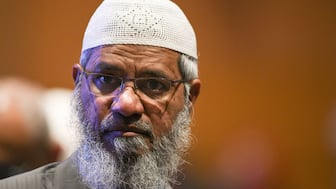 Indian Islamic preacher Zakir Naik. Reuters File