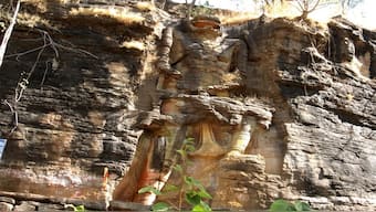 The Narasimha icon at Dudhai 