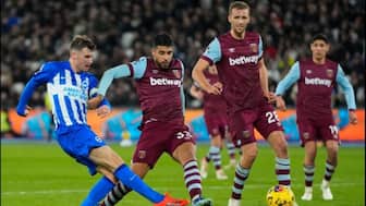 European Football: West Ham and Brighton play out goalless draw in Premier League, AC Milan reach Italian Cup quarters