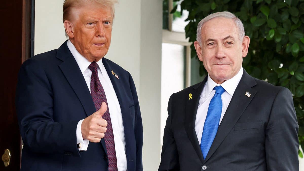 ‘It’s not true’: Trump denies telling Netanyahu to stop being ‘f***ing negative’ about Gaza peace plan