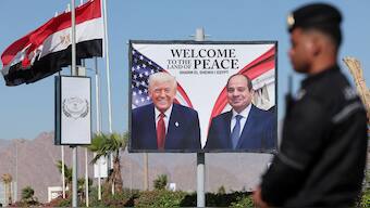 The meeting will be co-chaired by Egyptian President Abdel Fattah El-Sisi and US President Donald Trump. Reuters