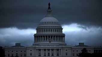 The US Capitol in Washington DC on 8 October. AFP