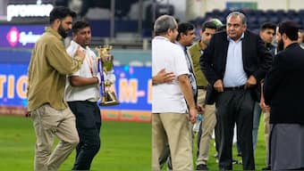Pakistan cricket head Mohsin Naqvi and BCCI engaged in a war of words on Tuesday over the Asia Cup trophy controversy. Image: AP
