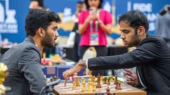 Reigning world champion D Gukesh has fallen to the 10th spot in the recent FIDE rankings while Arjun Erigaisi remains India's top-ranked player. Image credit: FIDE/Michal Walusza