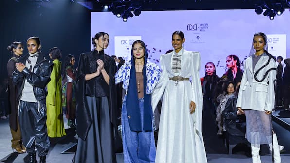 Firstpost at Lakme Fashion Week 2025 | FDCI x Moscow presents 'Hatsibana' by Fatima Shogenova