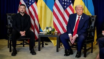 US President Donald Trump meets Ukrainian President Volodymyr Zelenskyy during the 80th United Nations General Assembly, in New York City, New York, USA, on September 23, 2025. (Photo: Al Drago/Reuters) 