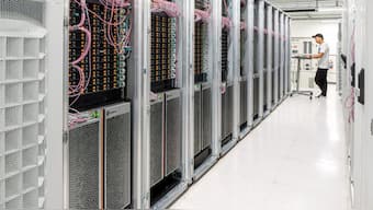 A view of Condor Galaxy supercomputing systems for artificial intelligence work made by Cerebras Systems, in Santa Clara, California, US, in this undated handout photo received on July 19, 2023. (Representational Photo, Credit: Rebecca Lewington of Cerebras Systems/Handout via Reuters) 