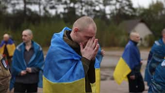 A Ukrainian soldier released from Russian captivity on October 2, 2025. (Photo: Volodymyr Zelenskyy/Telegram)
