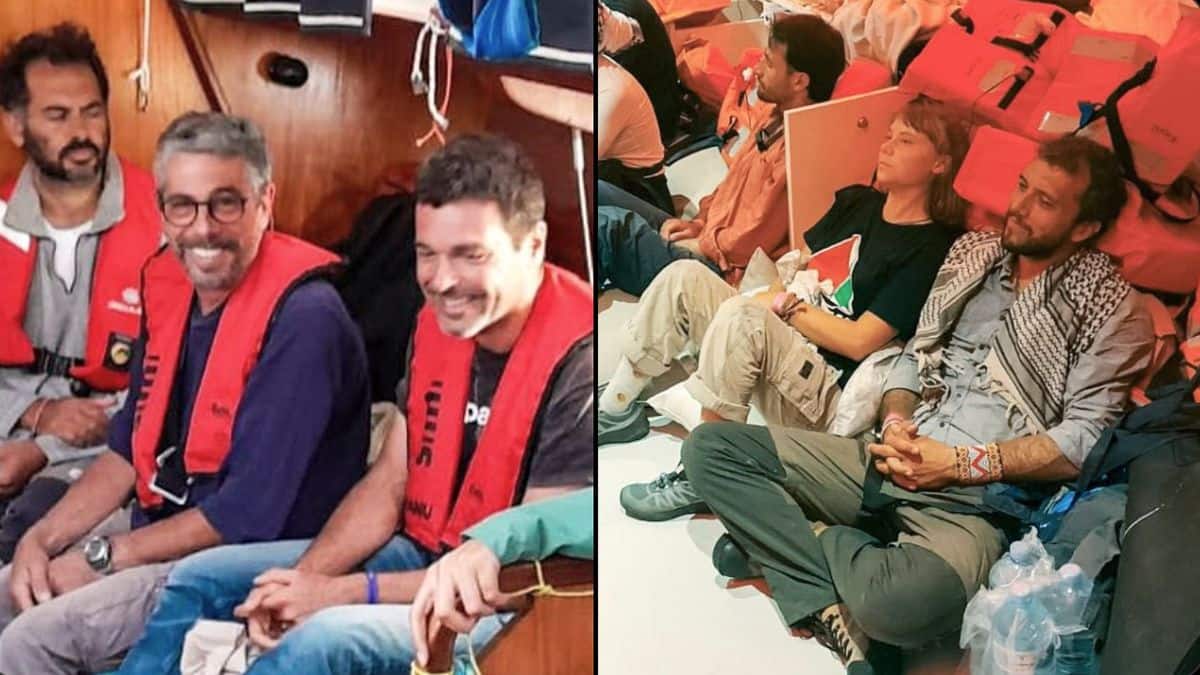 <div>'Forced to wear Israeli flag': Were Greta Thunberg, other Gaza flotilla activists abused in custody?</div>