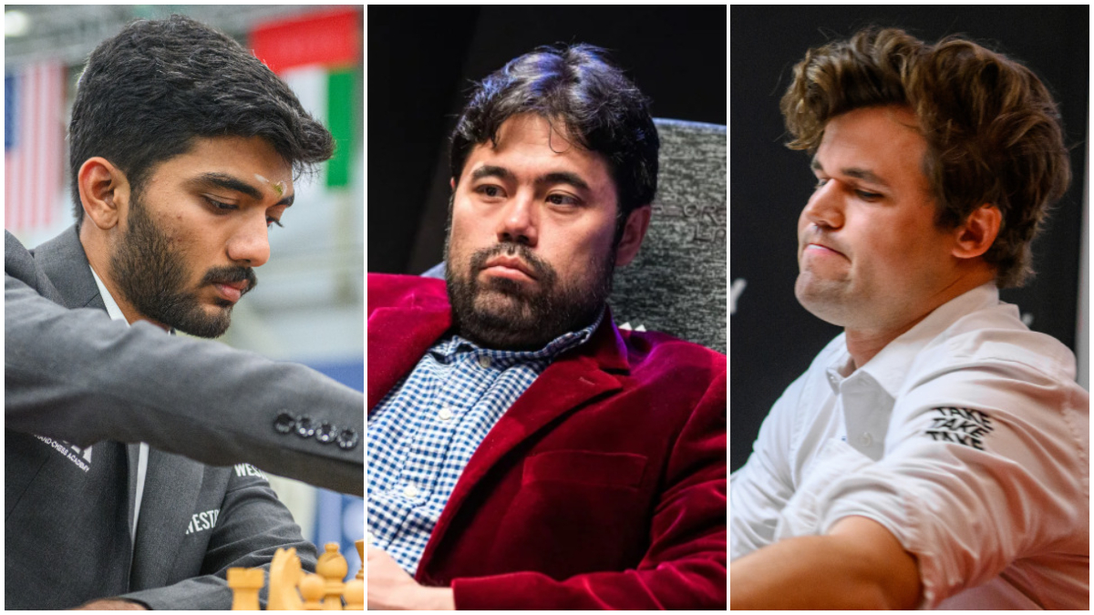 D Gukesh and Magnus Carlsen will likely think twice before they face a player with a FIDE rating 400 points less than theirs, thanks to Hikaru Nakamura's recent tactics. Image credit: FIDE/Freestyle Chess/Norway Chess D Gukesh and Magnus Carlsen will likely think twice before they face a player with a FIDE rating 400 points less than theirs, thanks to Hikaru Nakamura's recent tactics. Image credit: FIDE/Freestyle Chess/Norway Chess