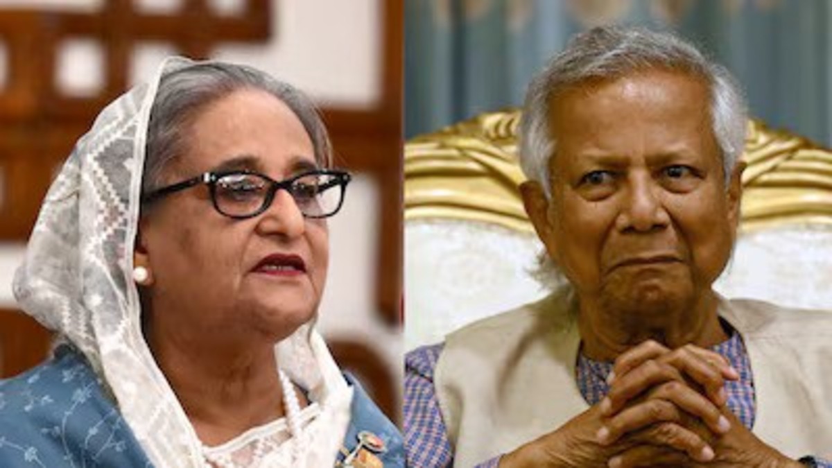Bangladesh's Former Prime Minister Sheikh Hasina (L) and interim leader Muhammad Yunus (R). (Image: AFP) Bangladesh's Former Prime Minister Sheikh Hasina (L) and interim leader Muhammad Yunus (R). (Image: AFP)