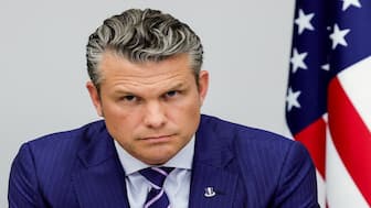 US Secretary of Defence Pete Hegseth’s office announced on Tuesday that he will meet with Dominican President Luis Abinader. (File/Reuters)