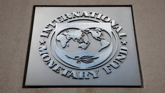 A view of the International Monetary Fund (IMF) logo at its headquarters in Washington, D.C., US, on November 24, 2024. Reuters File
