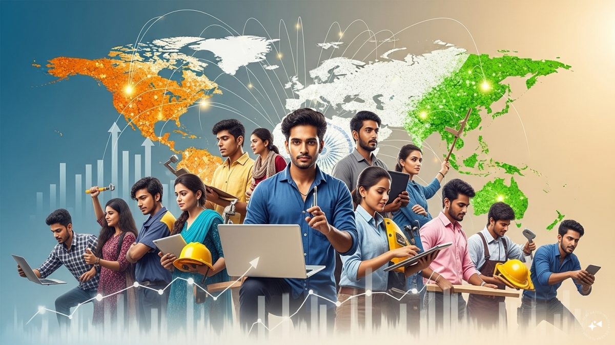 The global labor market isn’t future-ready; India must prepare for the vastly different skills needed by 2030. Representational image The global labor market isn’t future-ready; India must prepare for the vastly different skills needed by 2030. Representational image